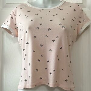 Arizona Pink Butterfly Tee